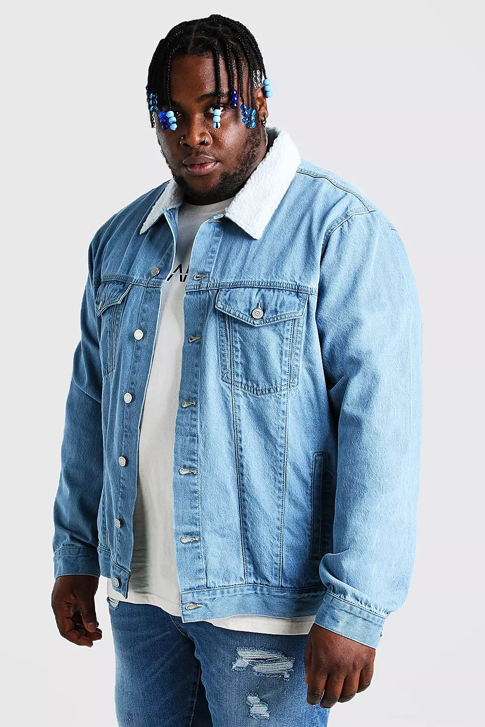 Levi jean jacket plus on sale size